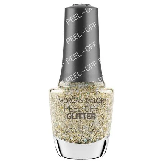 nail polish treble clef-Morgan Taylor Peel-Off Glitter - Grand Jewels - #3160851