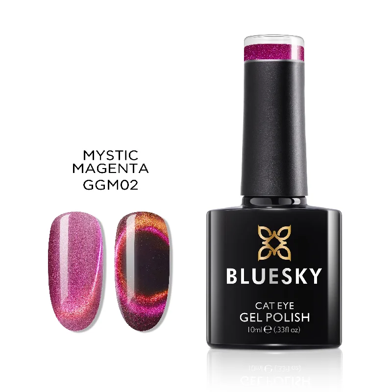 nail polish blues soul-GLOWING GEM CAT EYE GEL | Mystic Magenta