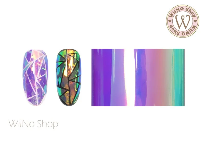 Nail art decoration hymn-Purple Rainbow Nail Film (RB22)