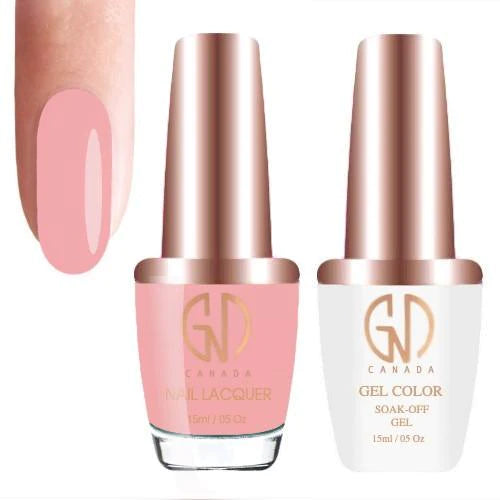 nail polish gloss high-GND Duo Gel & Lacquer 128 Blossom