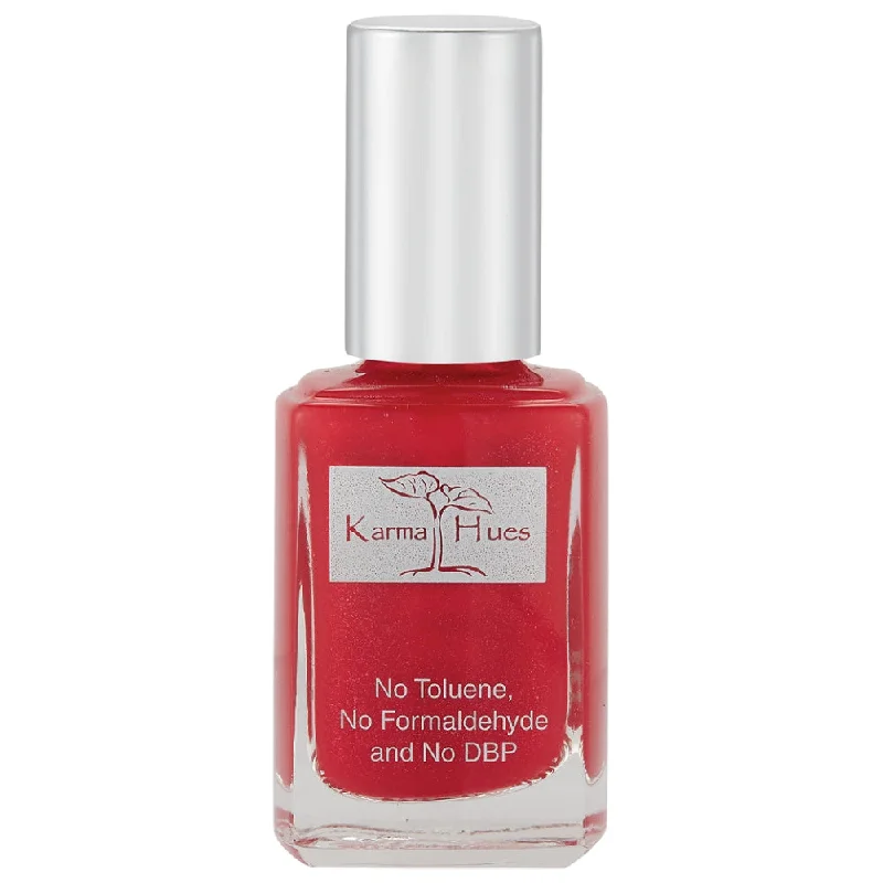 nail polish marathon gray-Karma Naturals Nail Polish Texas Red