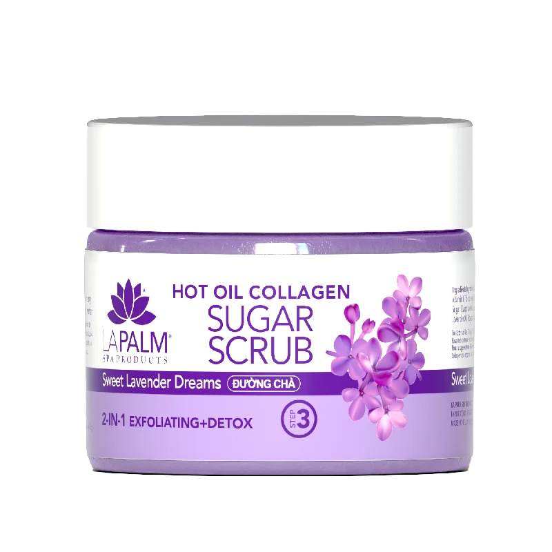 nail polish stargazer purple-La Palm Hot Oil Sugar Scrub Sweet Lavender