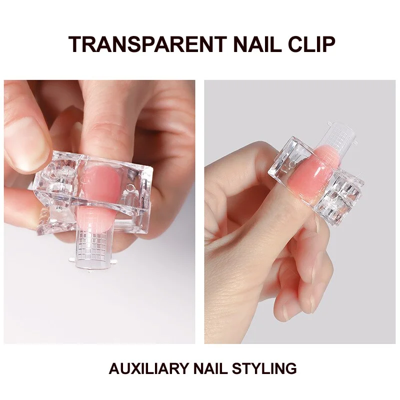 nail repair for nail repair group kit-Nails Clip Fixing Clip Tool Form for Poly Nail Gel Kit Extension