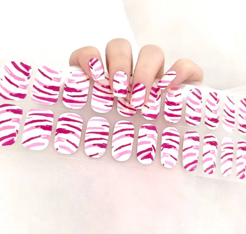 nail repair with growth-layer gel-Magenta Tiger