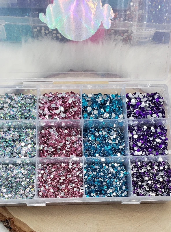 Nail rhinestone watch guides-Resin Rhinestone Kit- 3-5mm