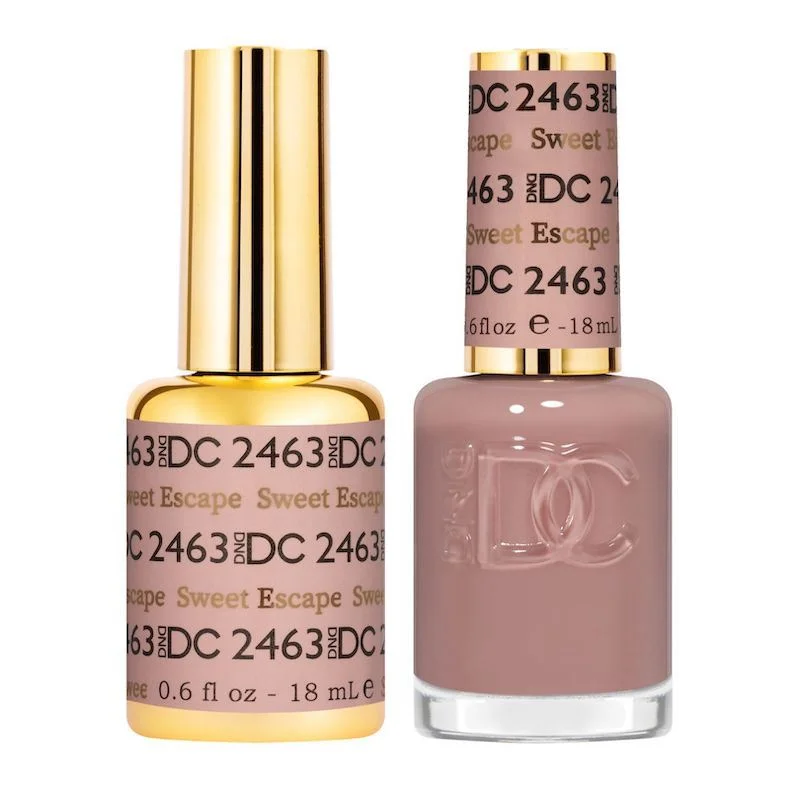 nail polish equator heat-DND #2463 DC Gel Polish & Lacquer Duo (15ml) Sweet Escape