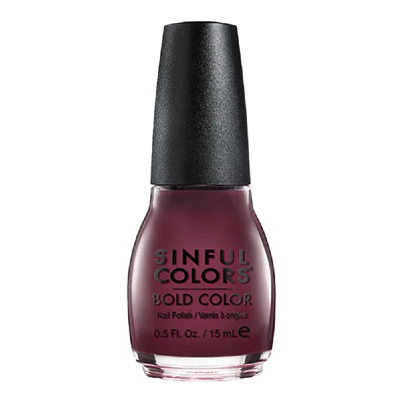 nail polish ash fall-SinfulColors Bold Color Nail Polish 15.0ml 2542 RAISIN THE ROOF