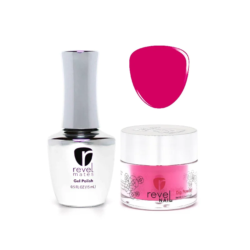 nail repair with support-infused gel-D373 Bloom Crème Gel Polish + Dip Powder Set