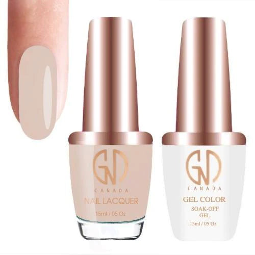 nail polish curve tan-GND Duo Gel & Lacquer 148 Ooooh Seashell