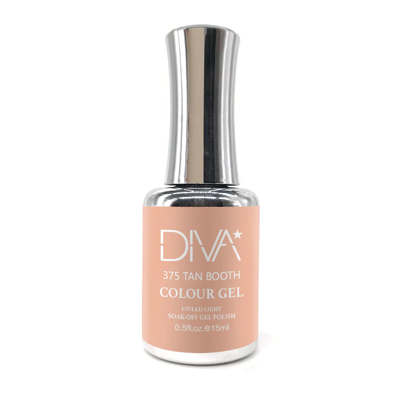 nail polish outline black-DIVA 375 - Tan Booth