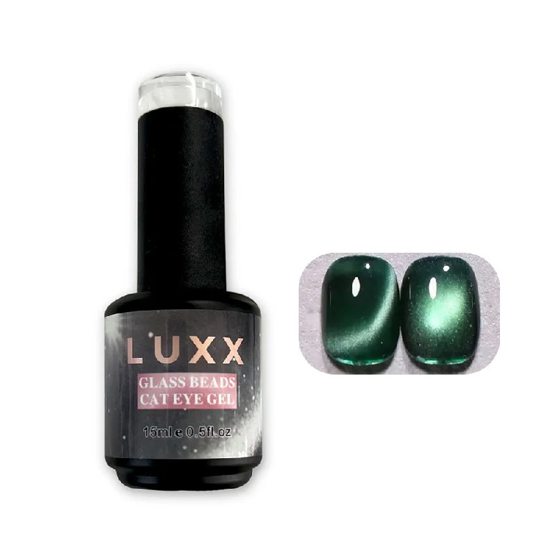 nail polish timeout break-LUXX Glass Beads Cat Eyes Gel Polish 15ml #006