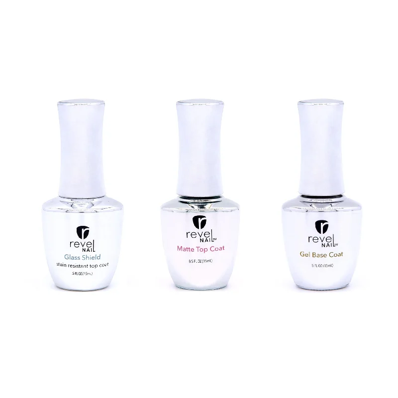 nail repair with long-wear polish-Gel Liquid Bundle | Glass Shield