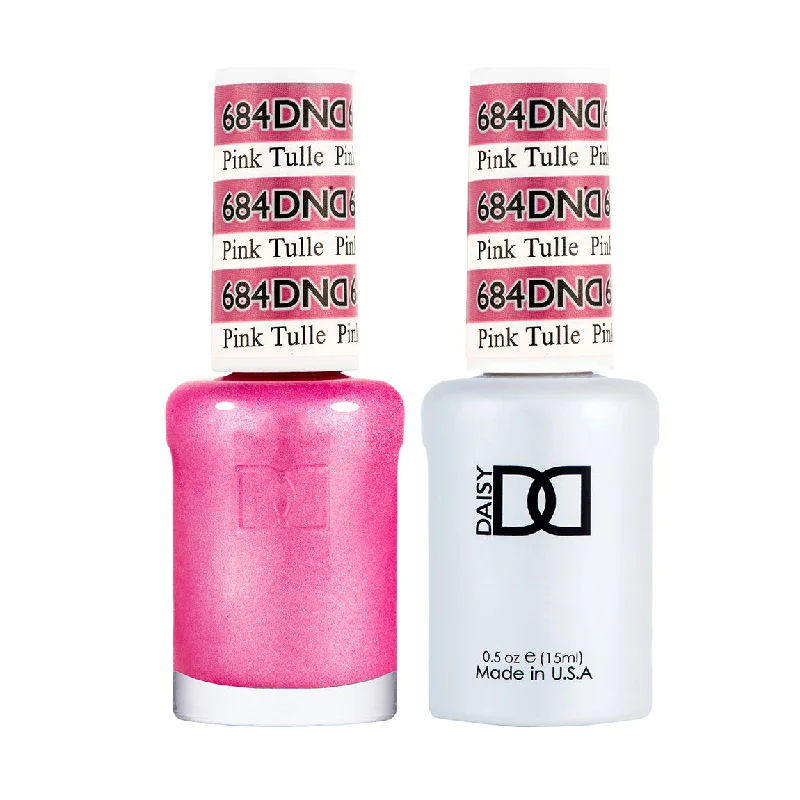 nail polish wind gust-DND #684 Daisy Gel Polish & Lacquer Duo (15ml) Pink Tulle