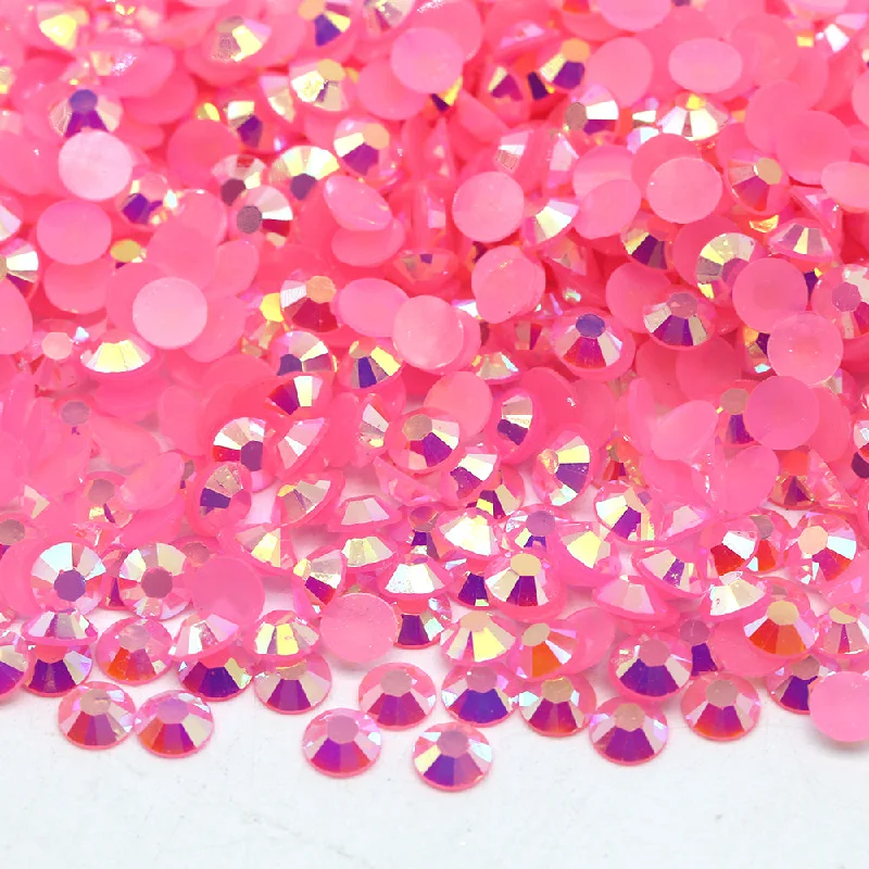 Nail rhinestone first-timer guide-Bubble Gum Jelly Rhinestones