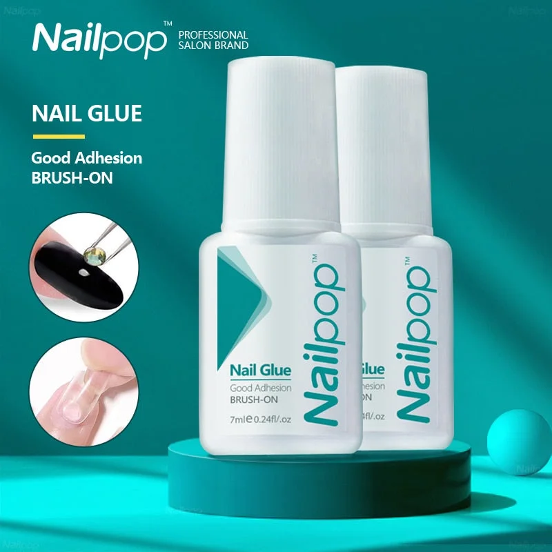 nail repair for nail repair tested care kit-Nailpop Liquid Nail Glue for False Tips