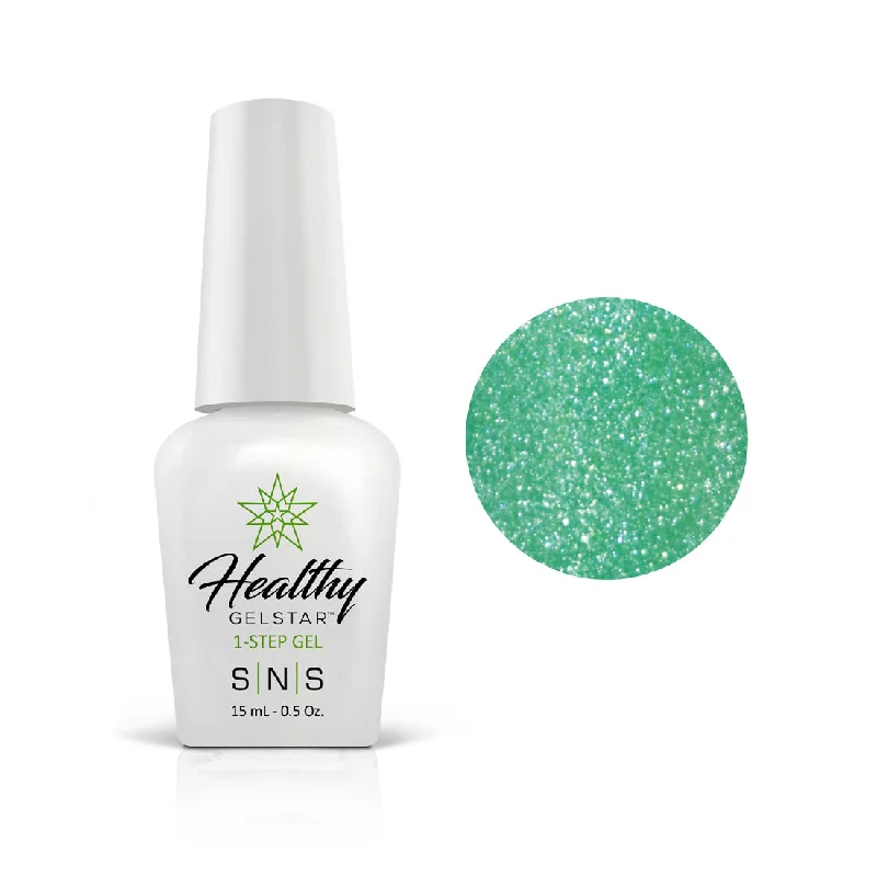 nail polish chorus shine-SNS GelStar 1-Step Gel Polish SP16 (15ml) Green Screen