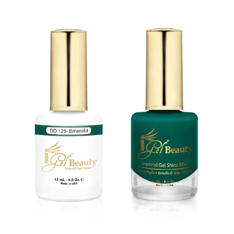 nail polish spotlight gold-iGel DD125 Gel Polish & Lacquer Duo (15ml) Emerald