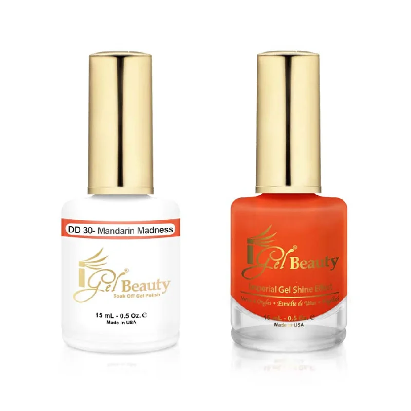 nail polish award shine-iGel DD030 Gel Polish & Lacquer Duo (15ml) Mandarin Madness