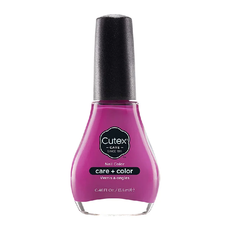 nail polish crow call-Cutex Care + Color Nail Color 240 A FLAIR FOR FUCHSIA