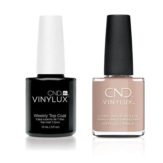 nail polish beat drop-CND - Vinylux Topcoat & Silk Slip Dress 0.5 oz - #391