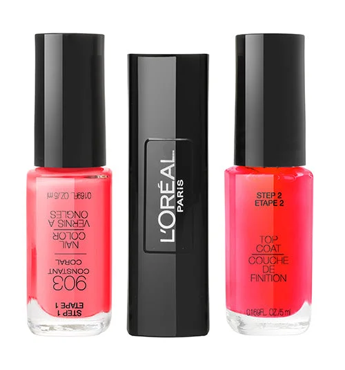 nail polish hail stone-L'Oreal Infallible Pro-Last Nailcolor 903 CONSTANT CORAL