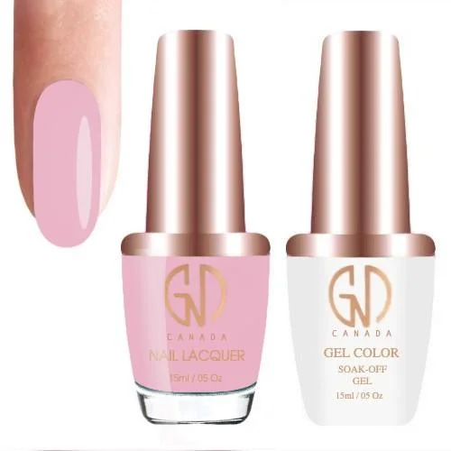 nail polish silk road-GND Duo Gel & Lacquer 112 Pastel Le Rose