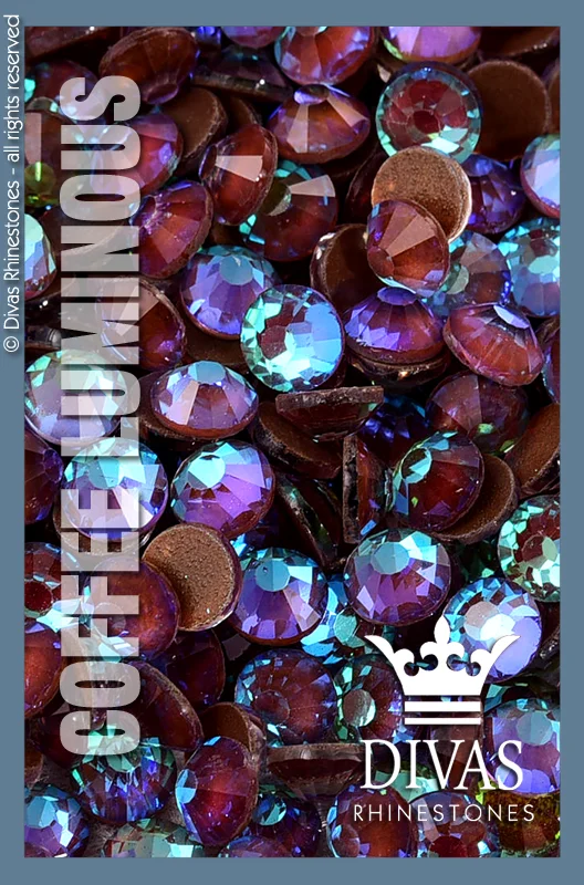 Nail rhinestone buyer thoughts-LUMINOUS RHINESTONES - 'Coffee'