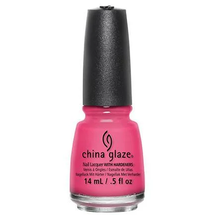 nail polish kite soar-China Glaze - Shocking Pink 0.5 oz - #70293