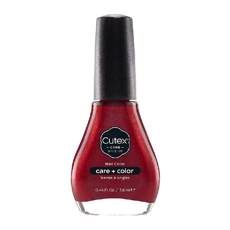 nail polish raven black-Cutex Care + Color Nail Color 200 FIERY TEMPER