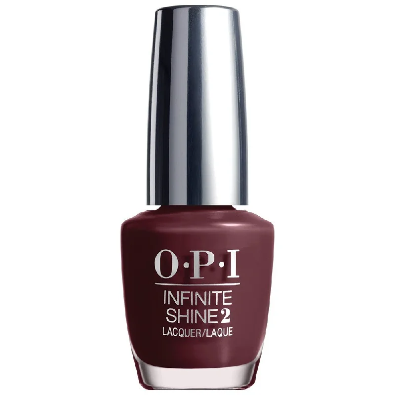 nail polish trophy case-OPI Infinite Shine L54 Stick To Your Burgundies