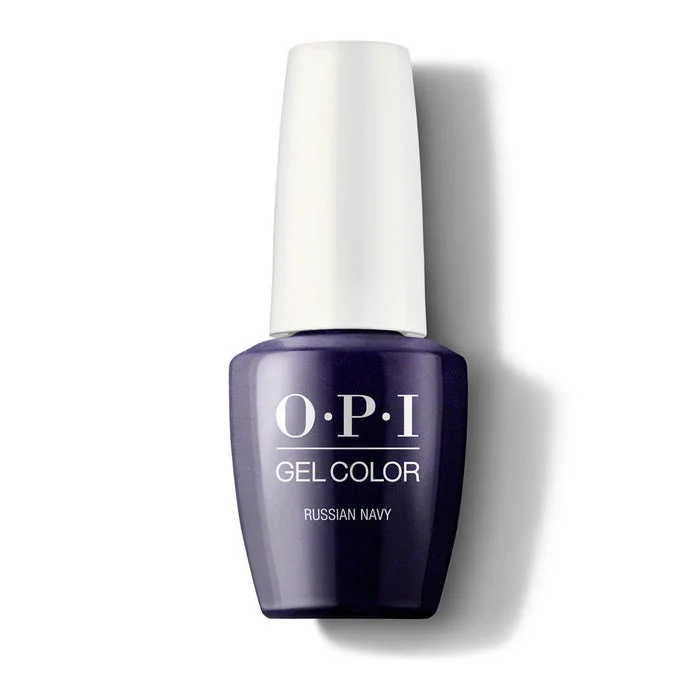 nail polish spectrum shine-OPI GelColor Gel Polish GCR54 (15ml) Russian Navy