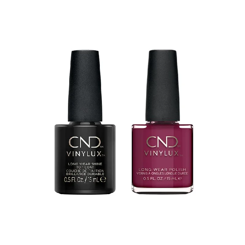 nail polish yoga mat-CND - Vinylux Topcoat & Tinted Love 0.5 oz - #153