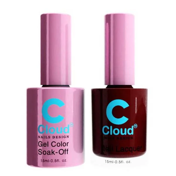 nail polish rain flood-Cloud #001 by Chisel Gel & Nail Lacquer Duo (15ml)