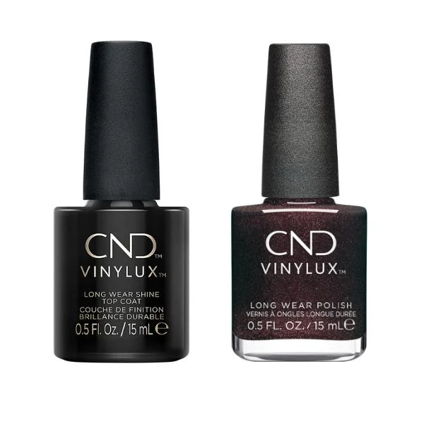 nail polish tundra frost-CND - Vinylux Topcoat & Forevergreen 0.5 oz - #455