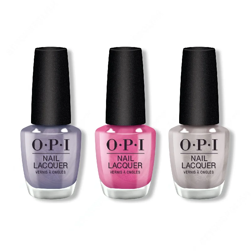 nail polish matte low-Lacquer Set - OPI Metallic Mega Mix - Lacquer Set 2