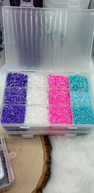 Nail rhinestone hype picks-Resin Rhinestone Kit