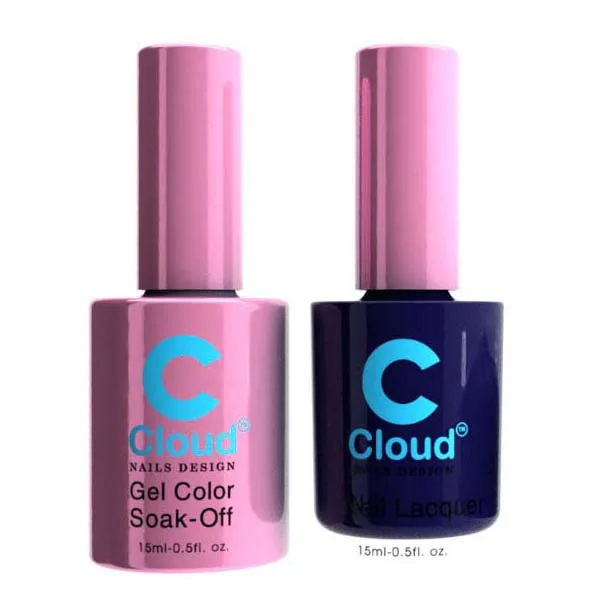 nail polish petal drop-Cloud #113 by Chisel Gel & Nail Lacquer Duo (15ml)