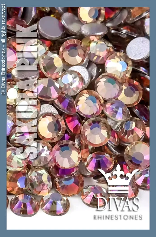 Nail rhinestone radiant appeal-COATED RHINESTONES - 'Sakura Pink'