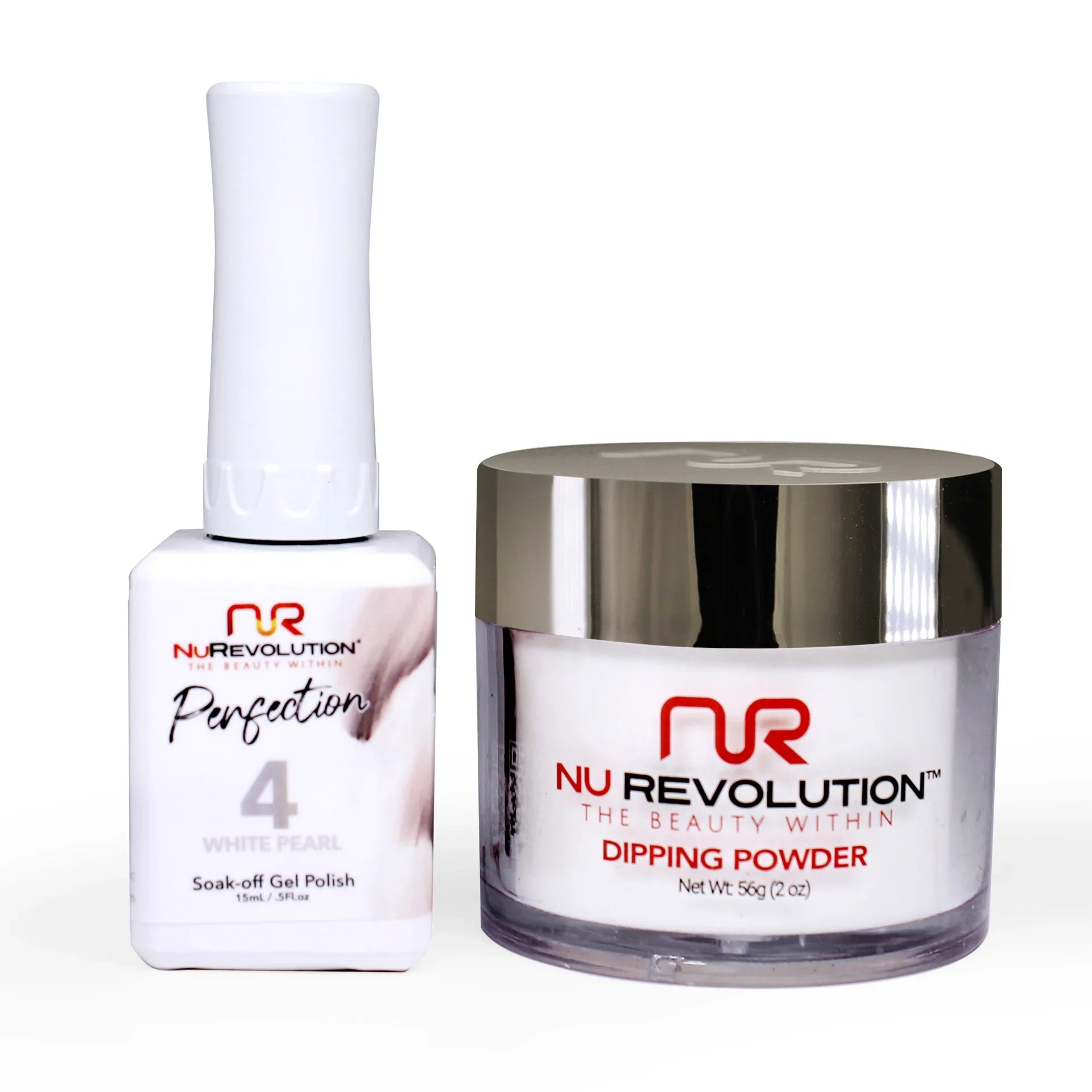 nail polish aloe green-NuRevolution Perfection 004 White Pearl