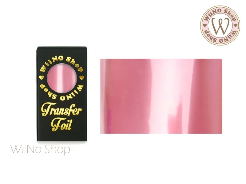 Nail art decoration ambient-Rose Pink Pearlized Nail Transfer Foil (PR-05)