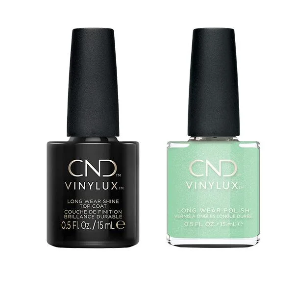 nail polish bazaar glow-CND - Vinylux Topcoat & Mint & Meditation 0.5 oz - #441