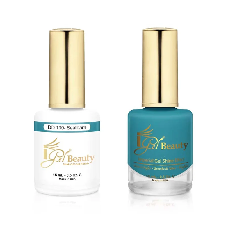 nail polish studio vibe-iGel DD130 Gel Polish & Lacquer Duo (15ml) Seafoam