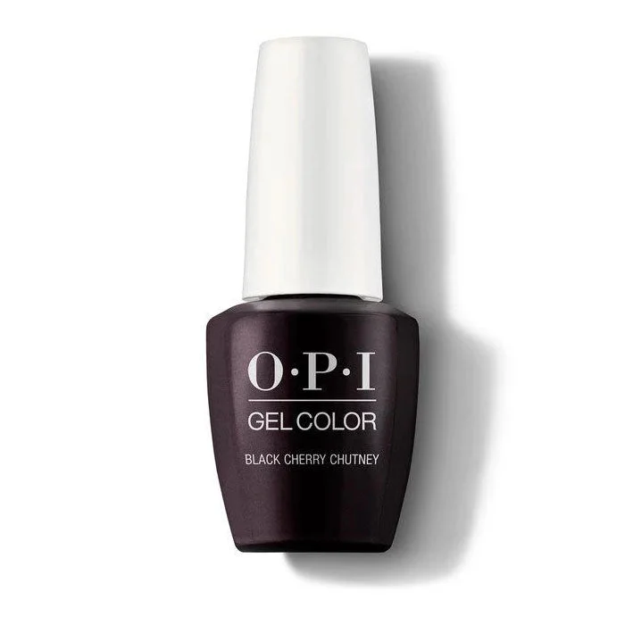 nail polish pigeon blue-OPI GelColor Gel Polish GCI43 (15ml) Black Cherry Chutney