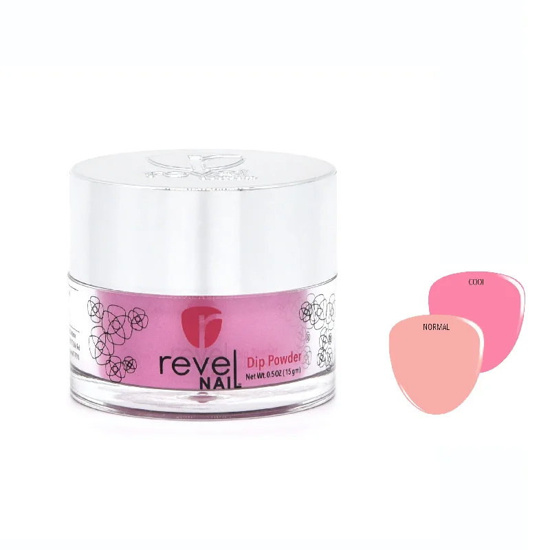 nail repair with easy-remove polish-MC6 Helix Pink Crème Dip Powder