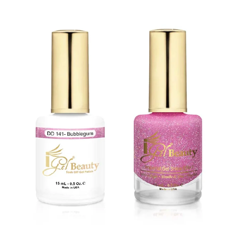 nail polish podcast mic-iGel DD141 Gel Polish & Lacquer Duo (15ml) Bubblegum