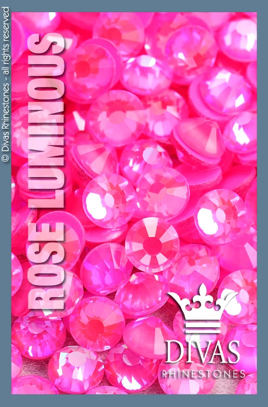 Nail rhinestone high-end picks-LUMINOUS RHINESTONES - 'Rose'