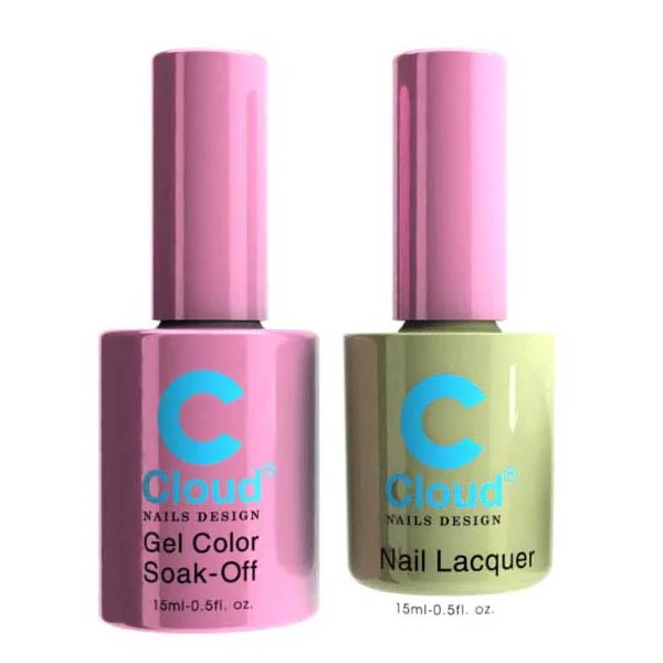 nail polish slush puddle-Cloud #117 by Chisel Gel & Nail Lacquer Duo (15ml)