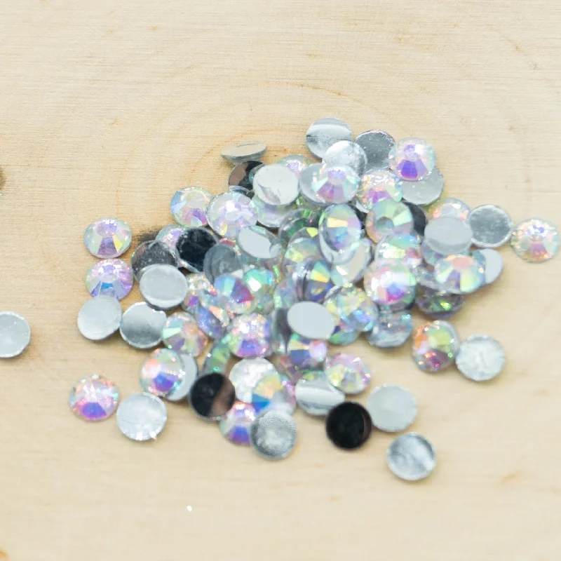 Nail rhinestone safe shine-Crystal AB Resin Rhinestones