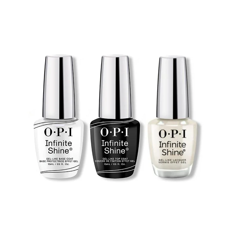 nail polish glow pulse-OPI - Infinite Shine Combo - Base, Top & Shimmer Takes All