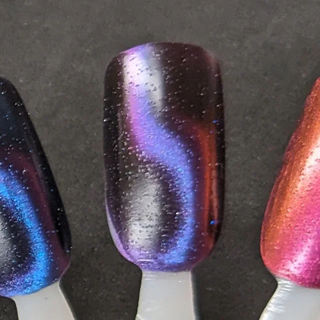 nail polish flute song-Galaxy Rise - Purple/Violet Magnetic Multichrome & Reflective Glittter